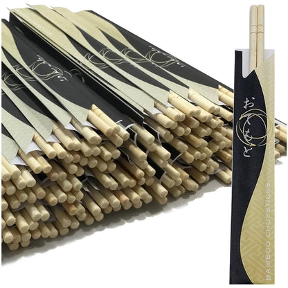 Individually Wrapped Bamboo Chopsticks Bulk 200ct - image 1