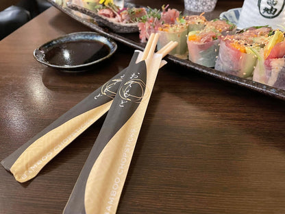 Individually Wrapped Bamboo Chopsticks Bulk 200ct - image 4