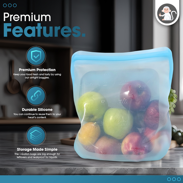 1 gallon silicone bag new arrivals