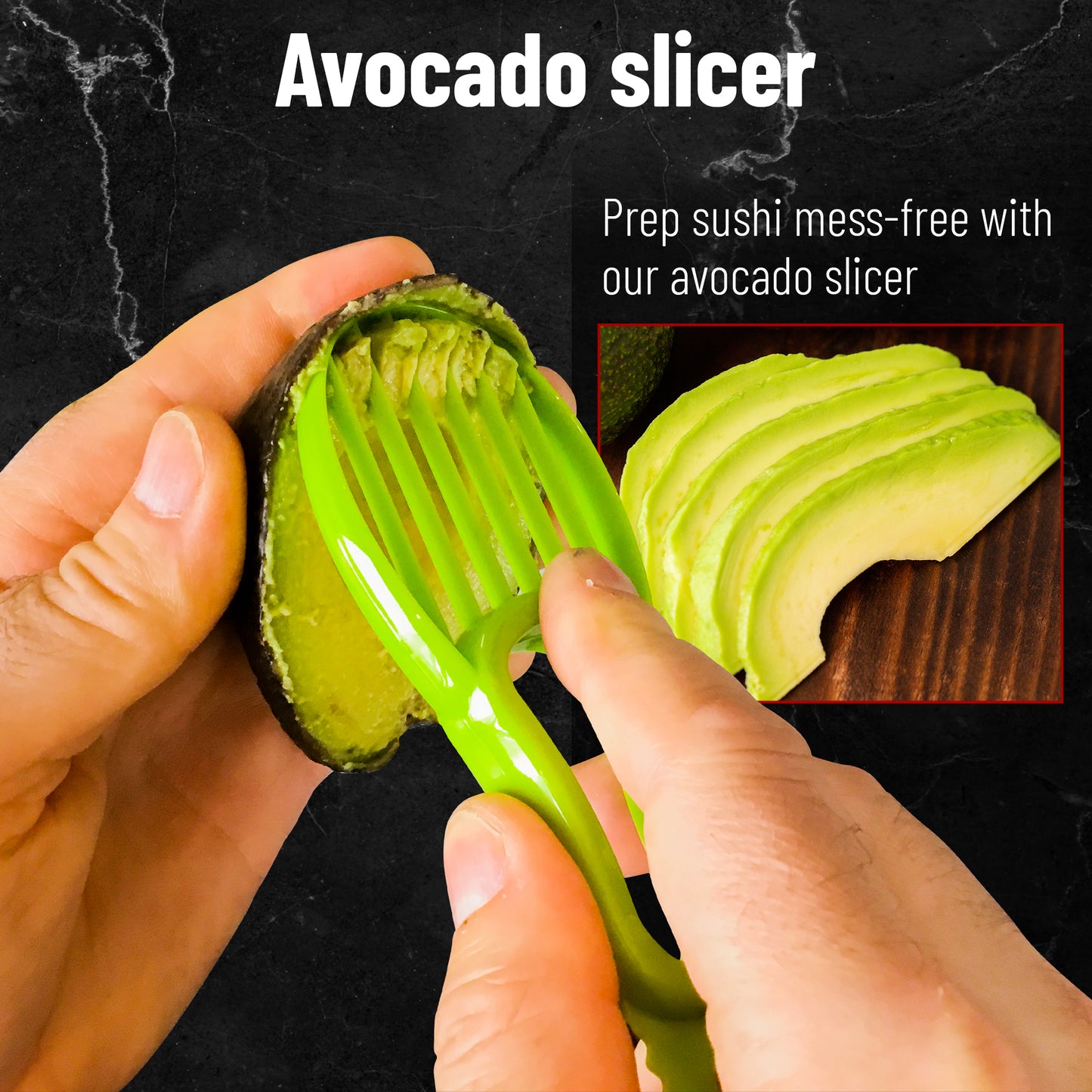 Sushi Making Kit - Elevate Your Sushi Skills in Minutes! Includes New Upgraded Sashimi Knife & Sushi Maker Bazooka, 2 Mats, Nigiri Tool, and More – Perfect for Beginners