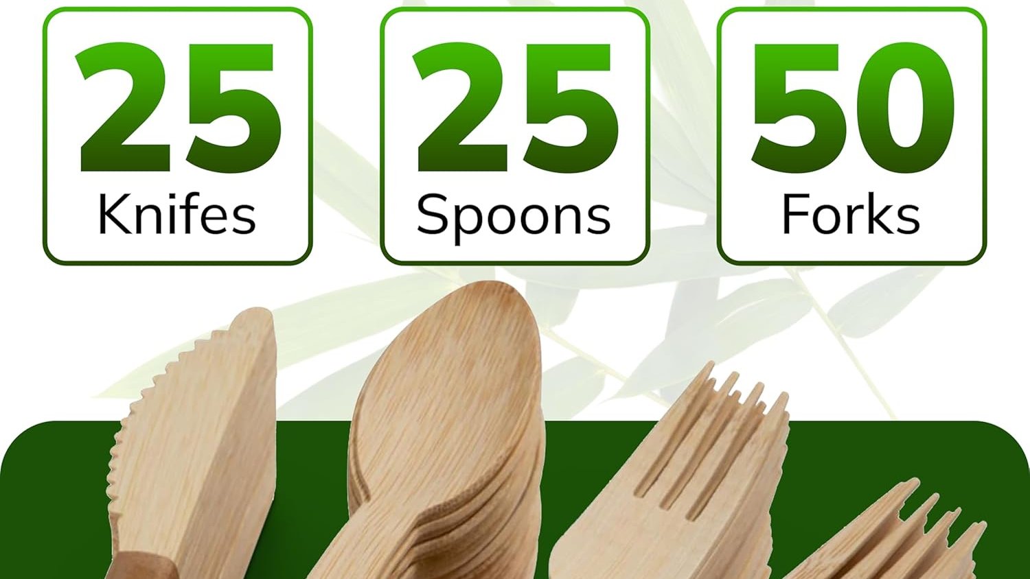 Load video: Bamboo Utensils - Free To Reuse or Dispose