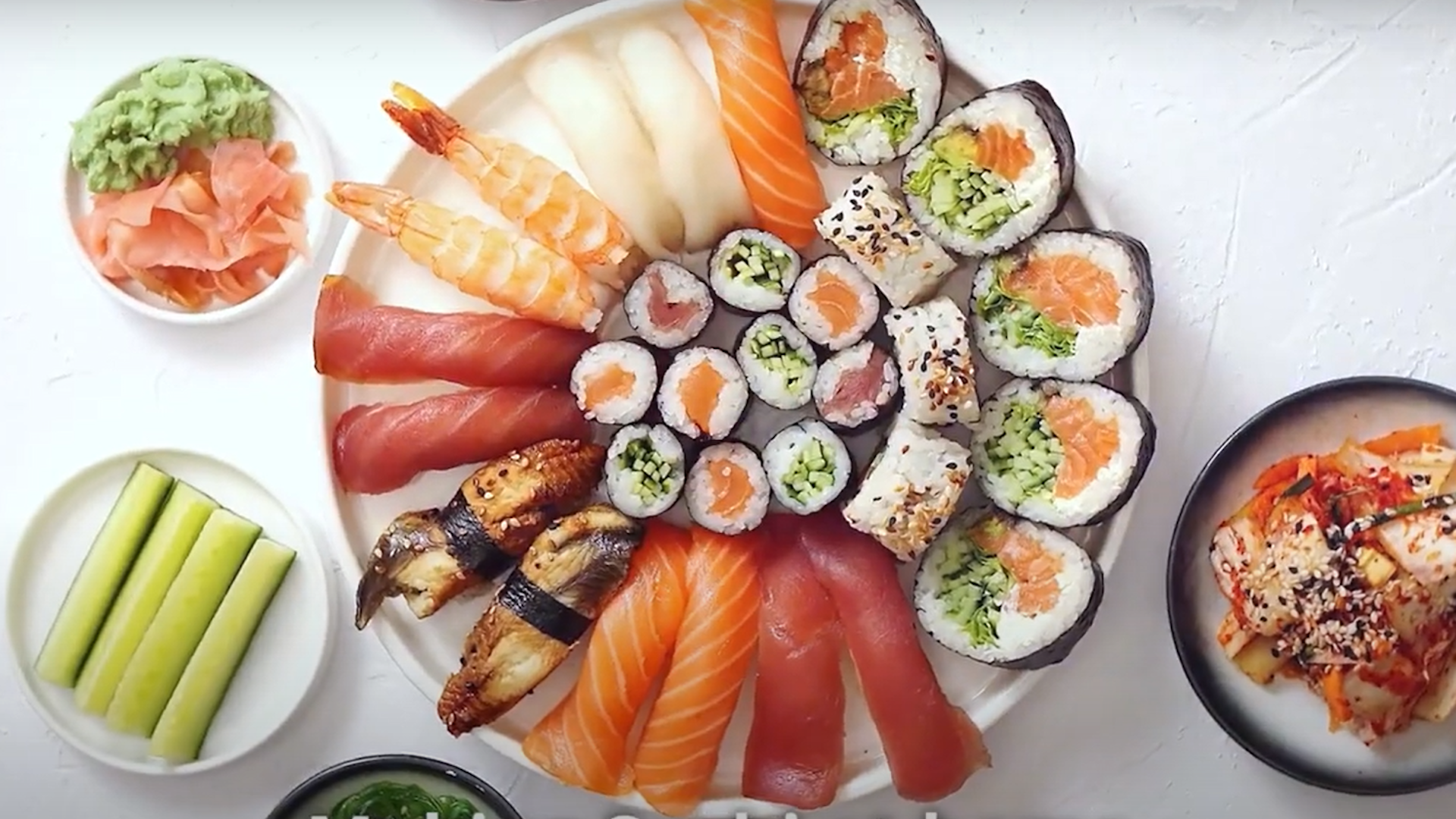 Load video: Cheers To Perfectly Homemade Sushi