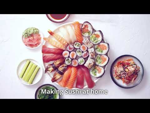 Albino Monkey Sushi Making Kit -14 in 1 - Easy-to-Use for